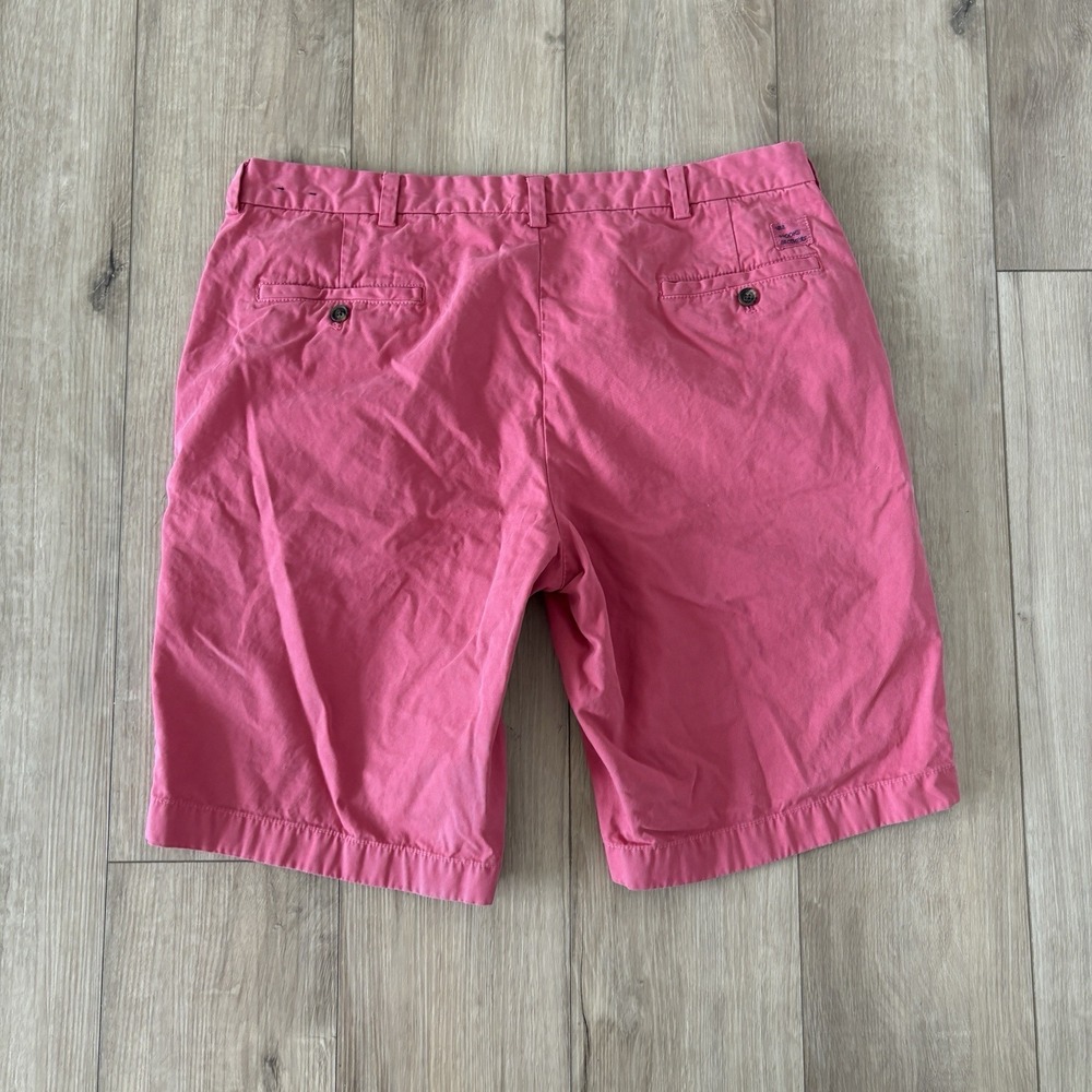 Brooks Brothers Bermuda Short Mens 38 Pink Nantucket Red Chino Preppy 10" - Picture 6 of 7